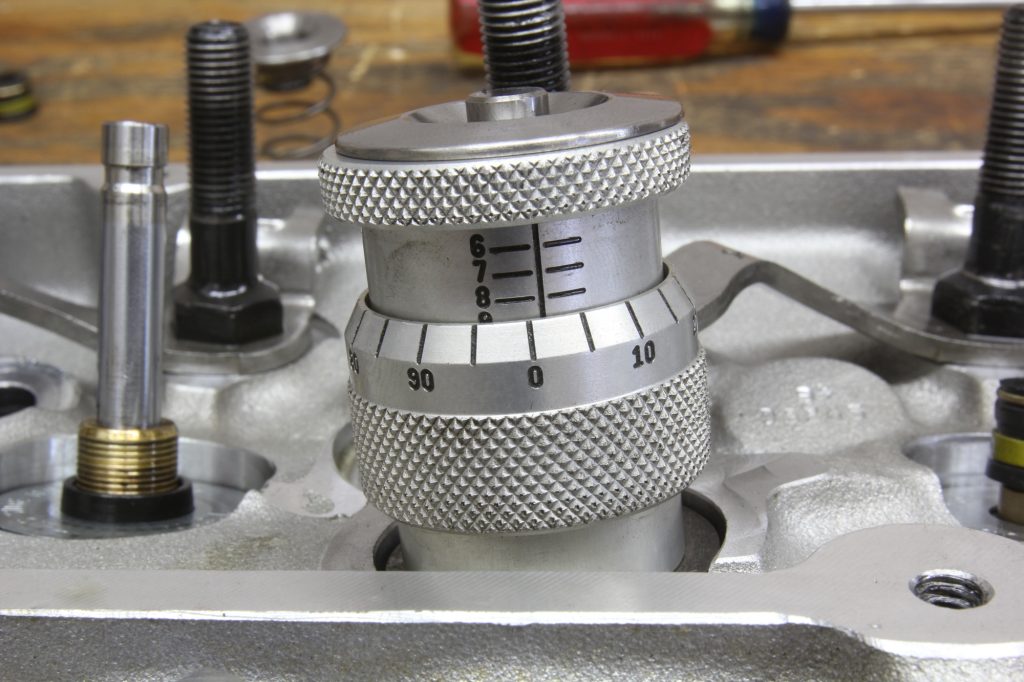 Valve spring height micrometer