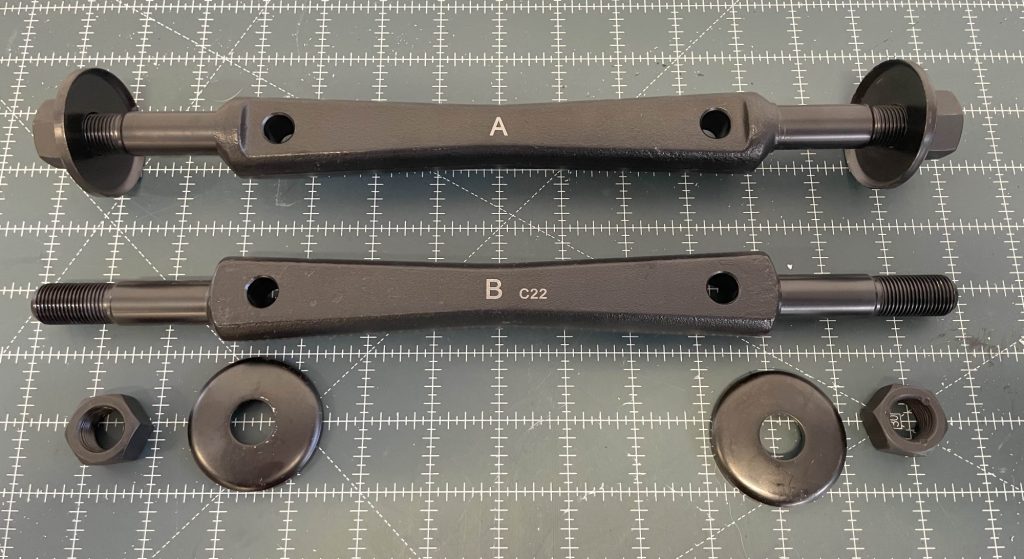 Proforged offset upper control arm cross shafts