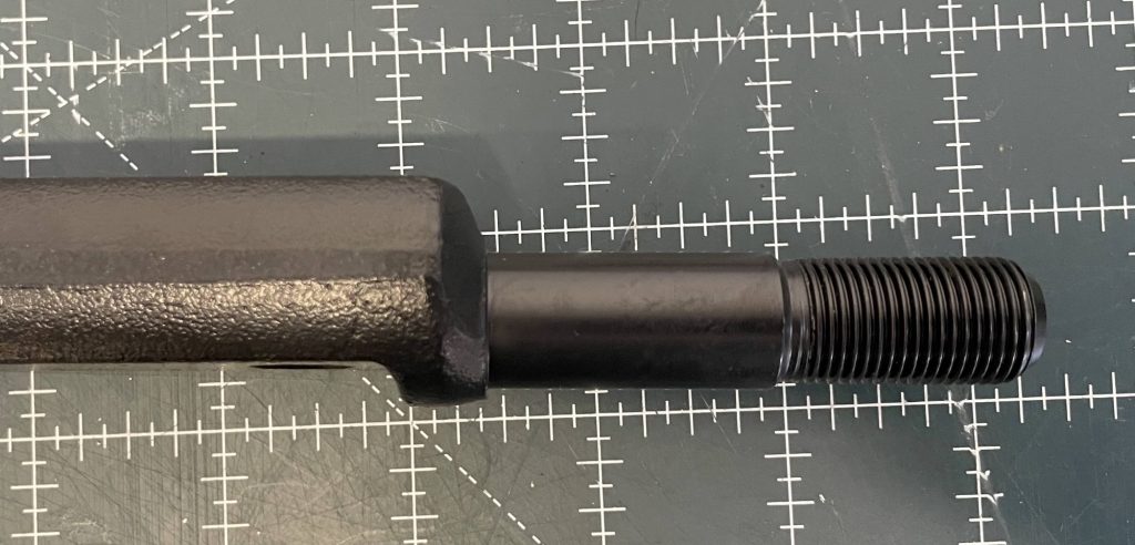 Control arm cross shaft offset